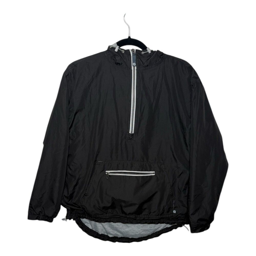 Lauren James Hooded Water resistant Windbreaker Drawstring Jacket women Sz Small